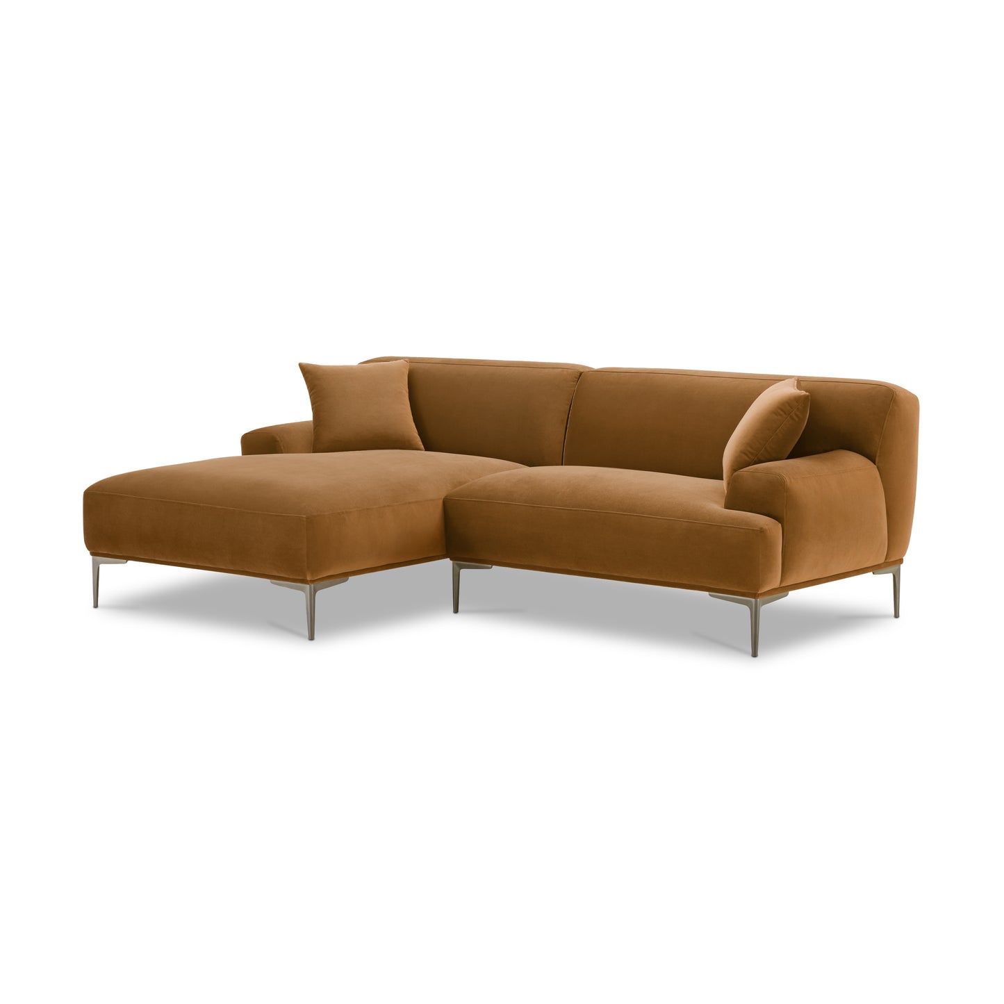 Mineta Left-Facing Sectional | Cider Rust