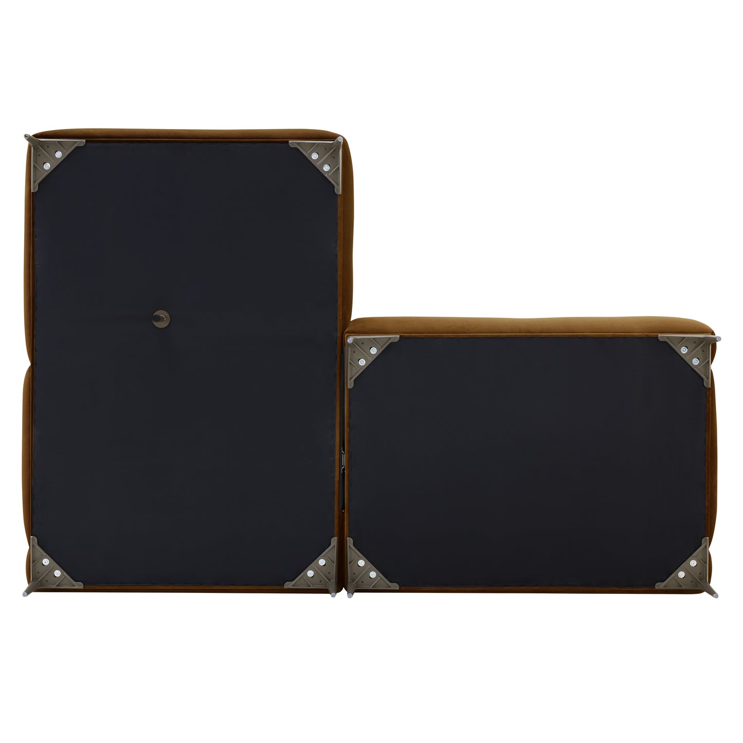 Mineta Left-Facing Sectional | Ginger Brown