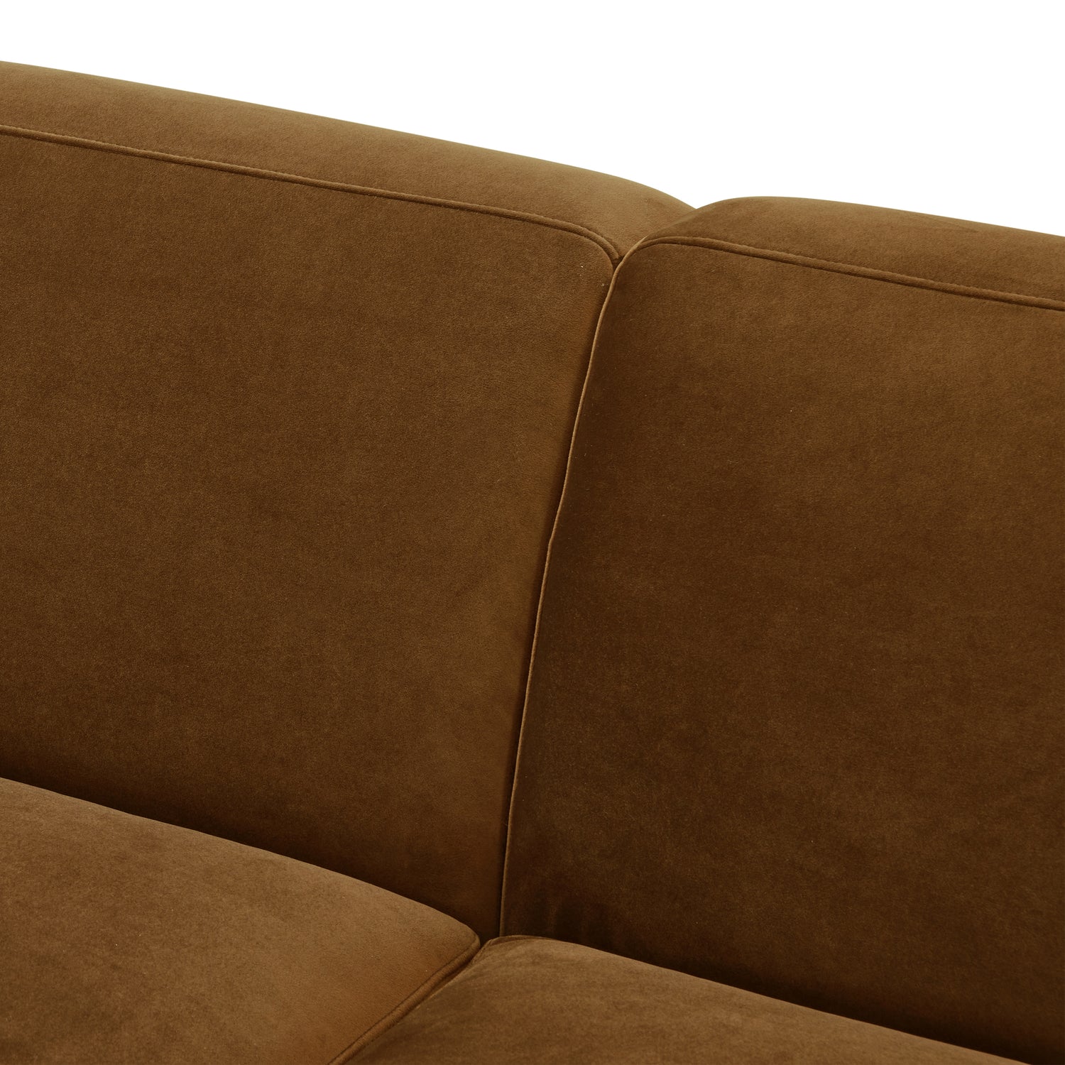 Mineta Left-Facing Sectional | Ginger Brown 