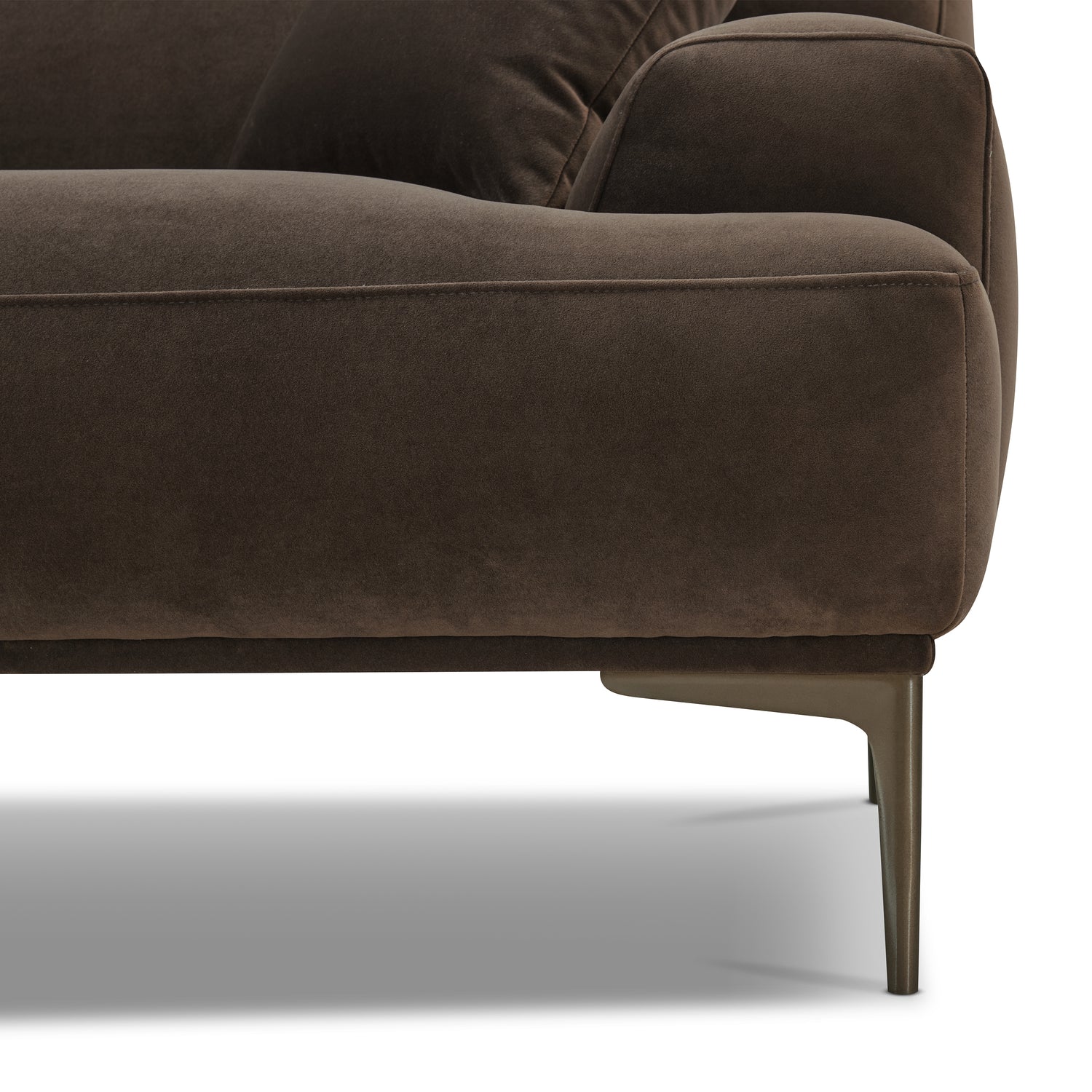 Mineta Left-Facing Sectional | Shadow Brown 