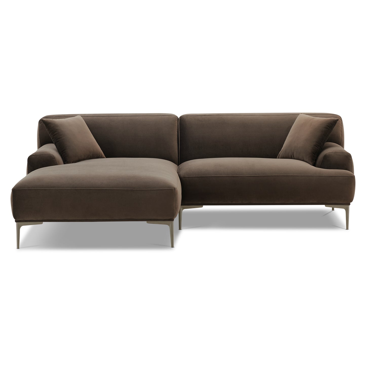 Mineta Left-Facing Sectional | Shadow Brown