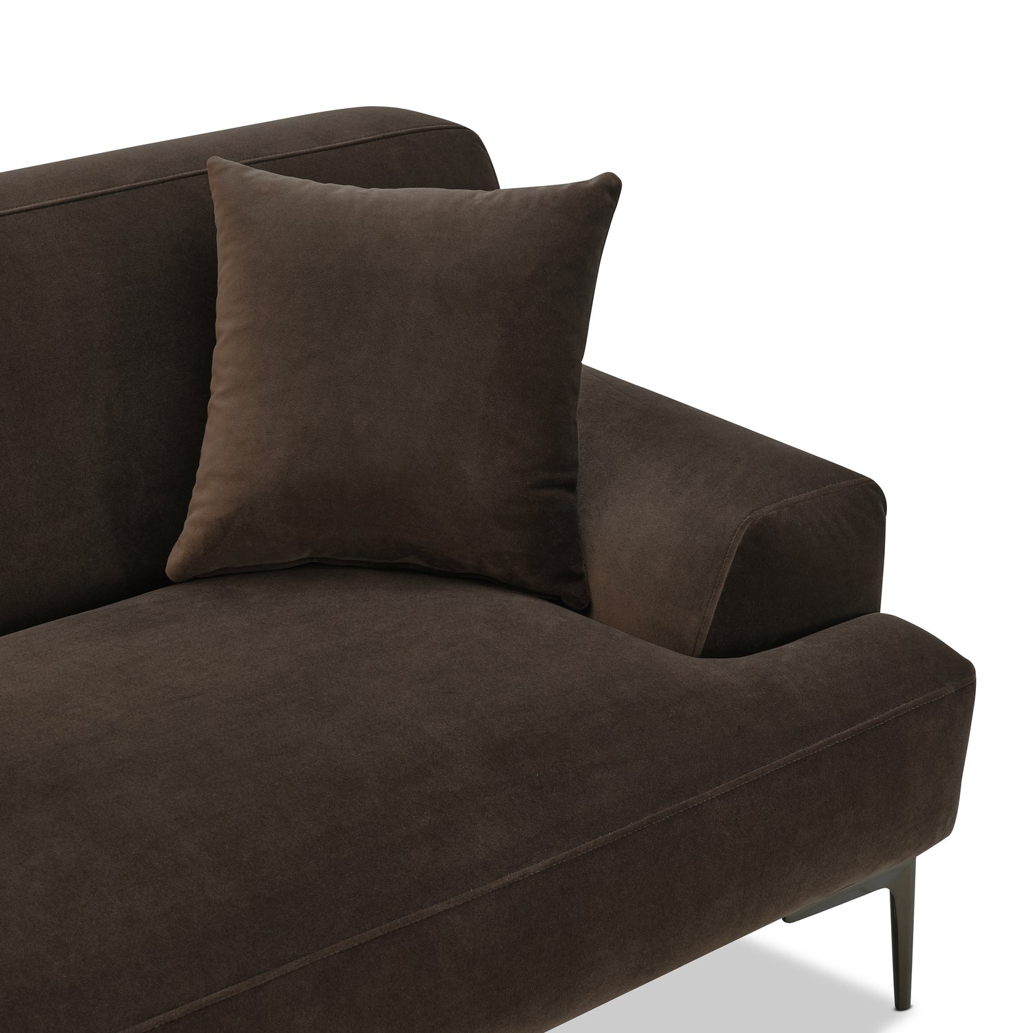Mineta Left-Facing Sectional | Shadow Brown 