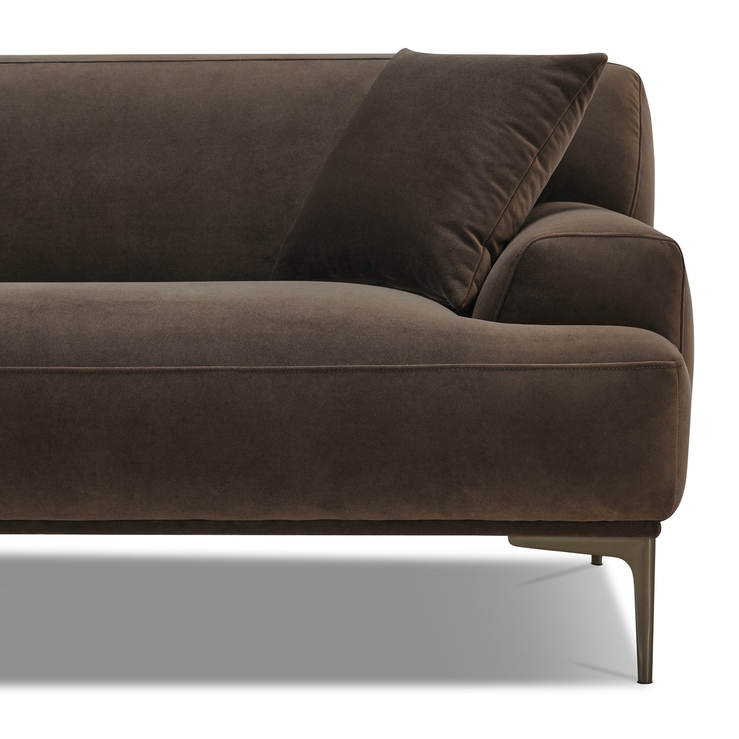 Mineta Left-Facing Sectional | Shadow Brown