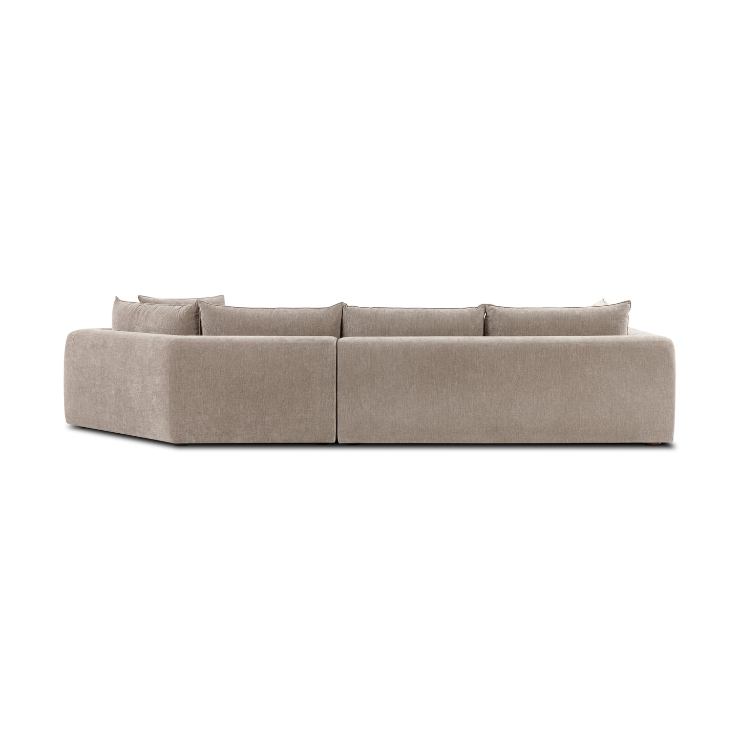 Marcel 150" Right-Facing Cuddle Chaise Sectional | Taupe Brown