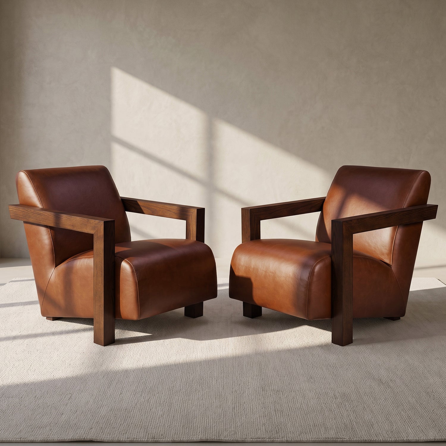 Giza Lounge Chair 2.0 | Oscuro Brown | Set of 2 