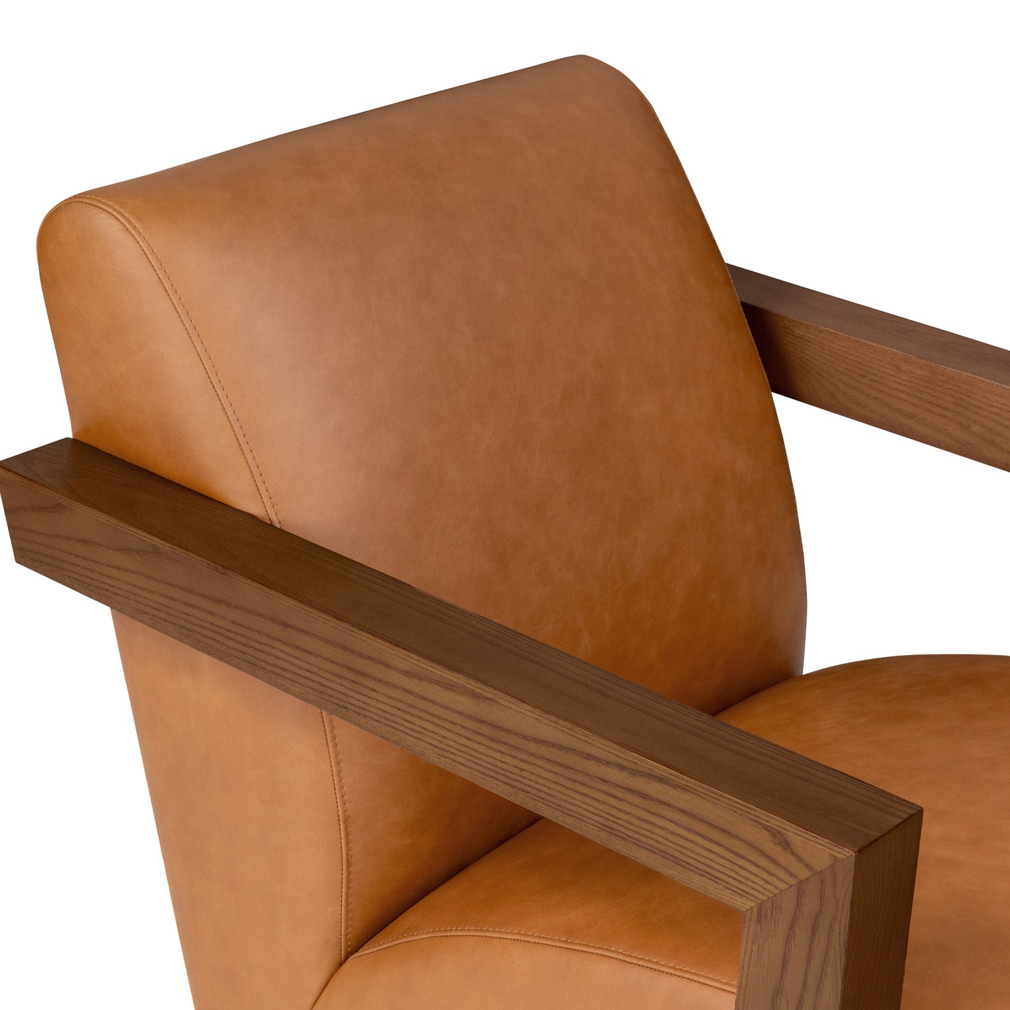 Giza Leather Lounge Chair 2.0 | Cognac Tan | Set of 2