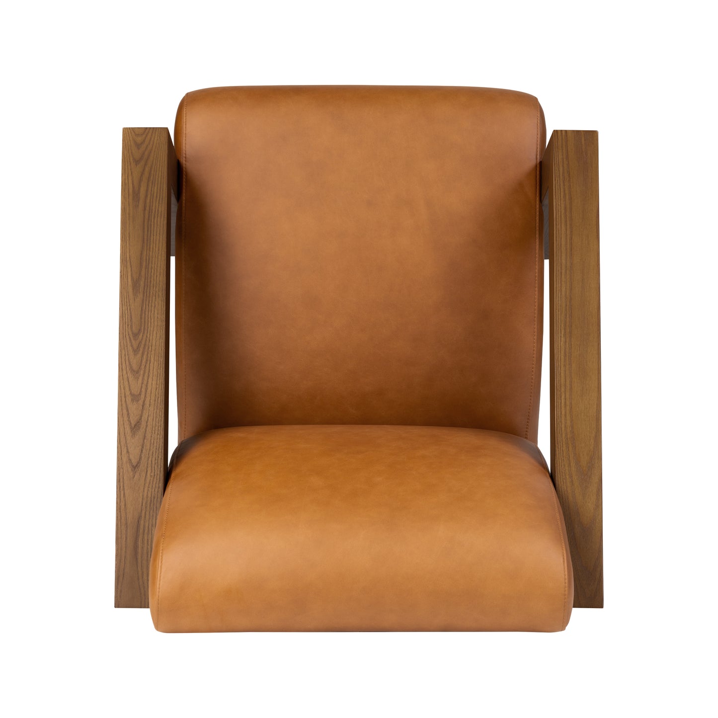 Giza Leather Lounge Chair 2.0 | Cognac Tan | Set of 2