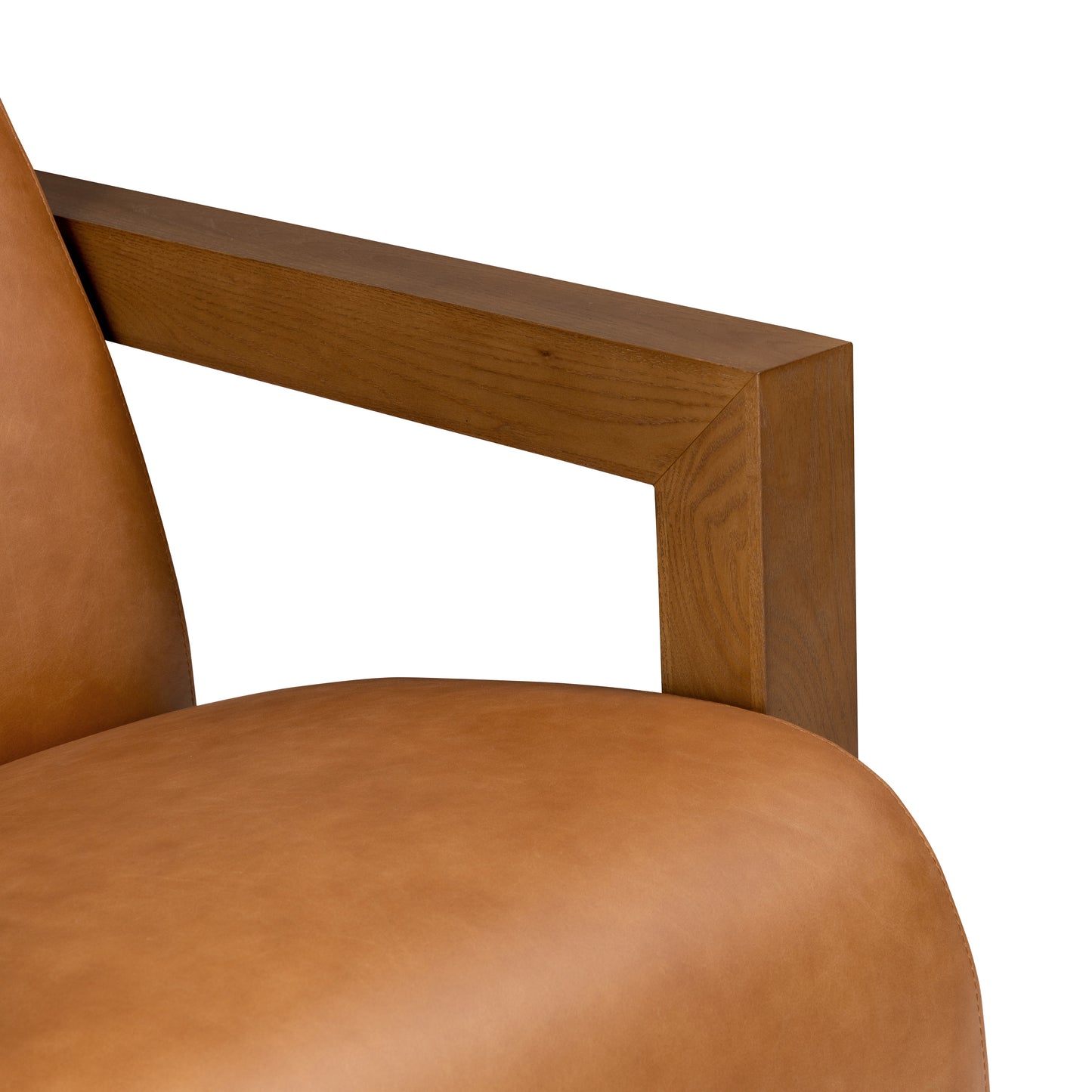 Giza Leather Lounge Chair 2.0 | Cognac Tan | Set of 2