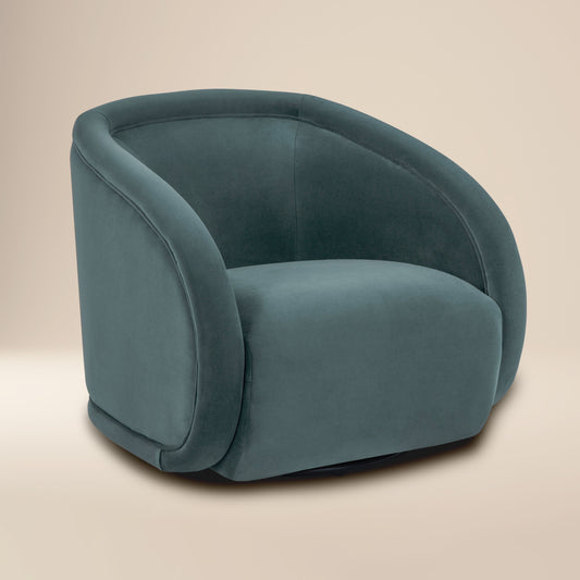Telse Swivel Chair | Shadow Teal