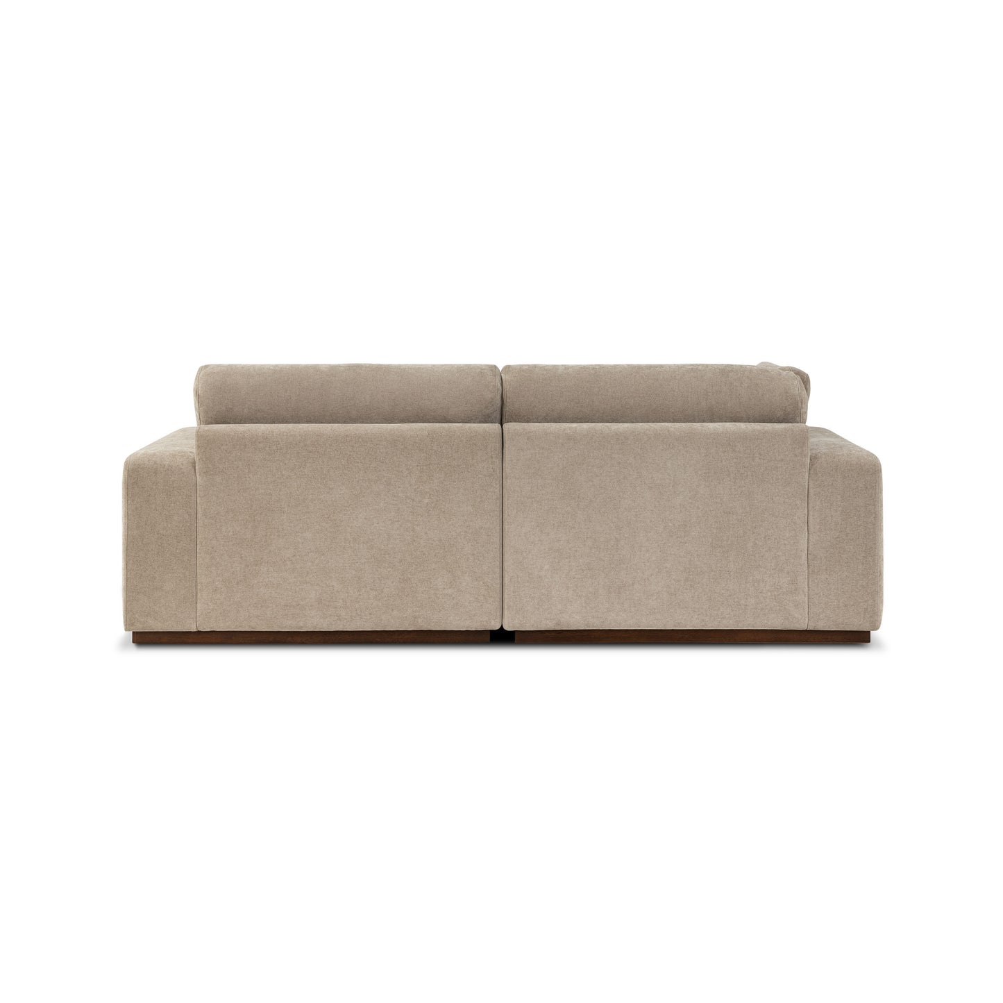 Malaga 88.5" Double Chaise Sectional | Drift Brown