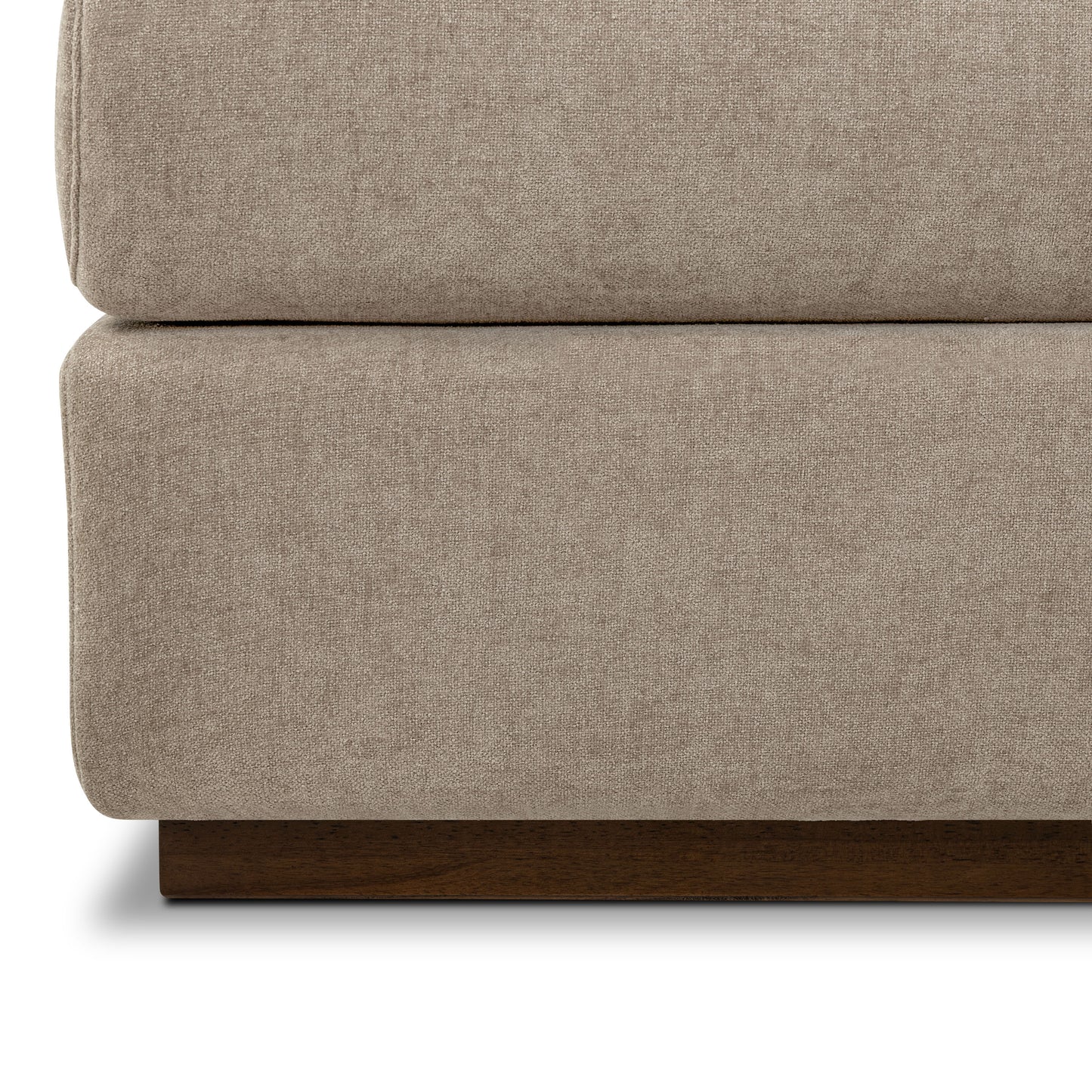 Malaga 88.5" Double Chaise Sectional | Drift Brown
