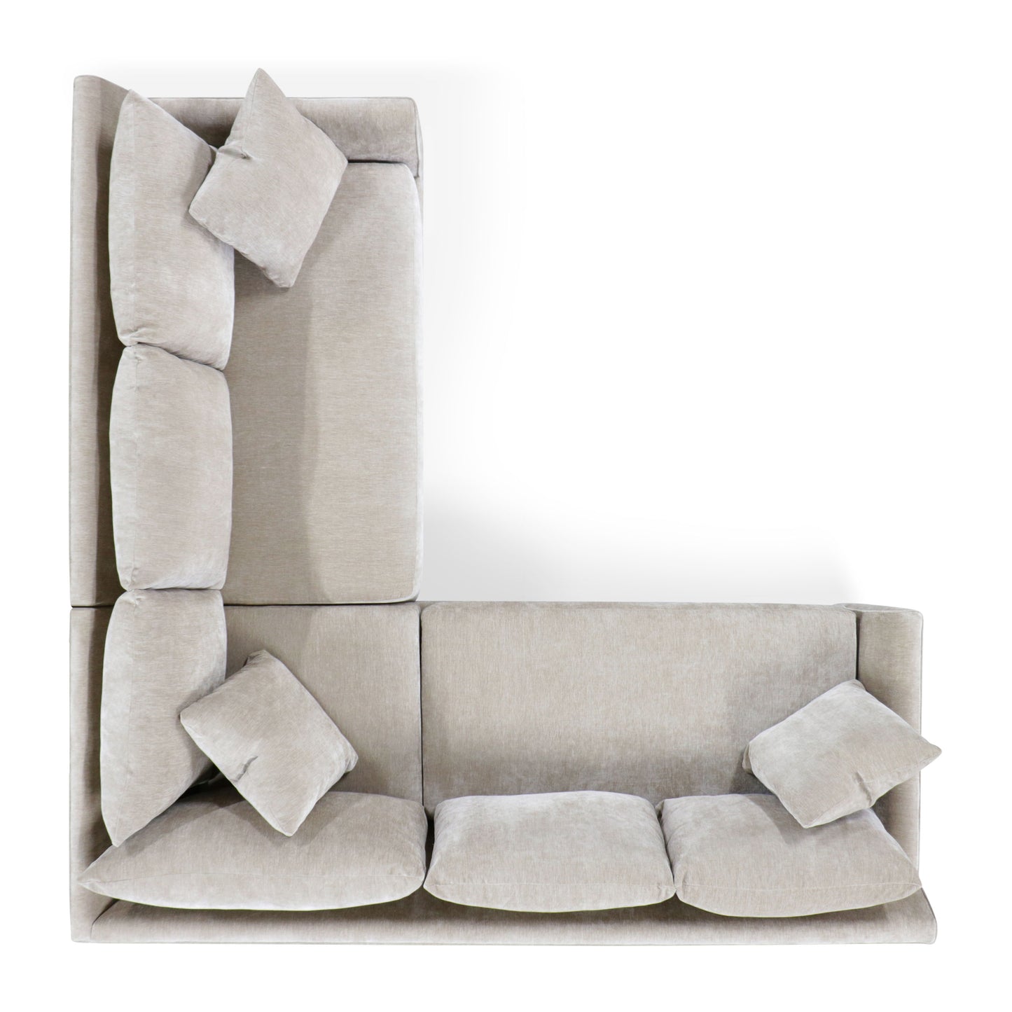 Aster 151.5" Corner Sectional | Celest Taupe