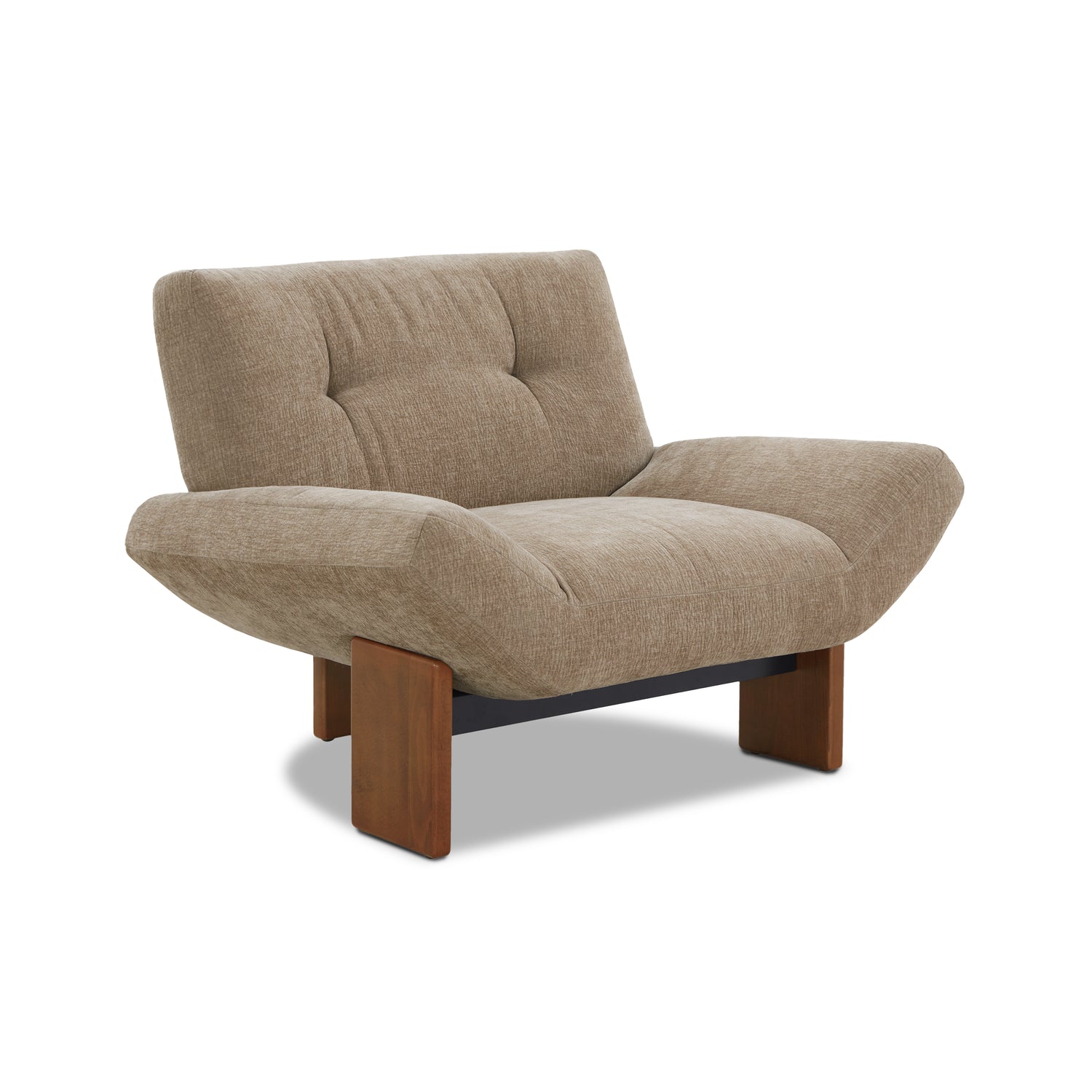 Arvo Lounge Chair | Linen Brown 