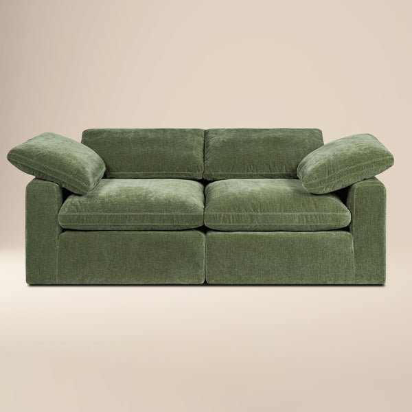 2-Seat Aspen Modular Sofa | Sagano Green