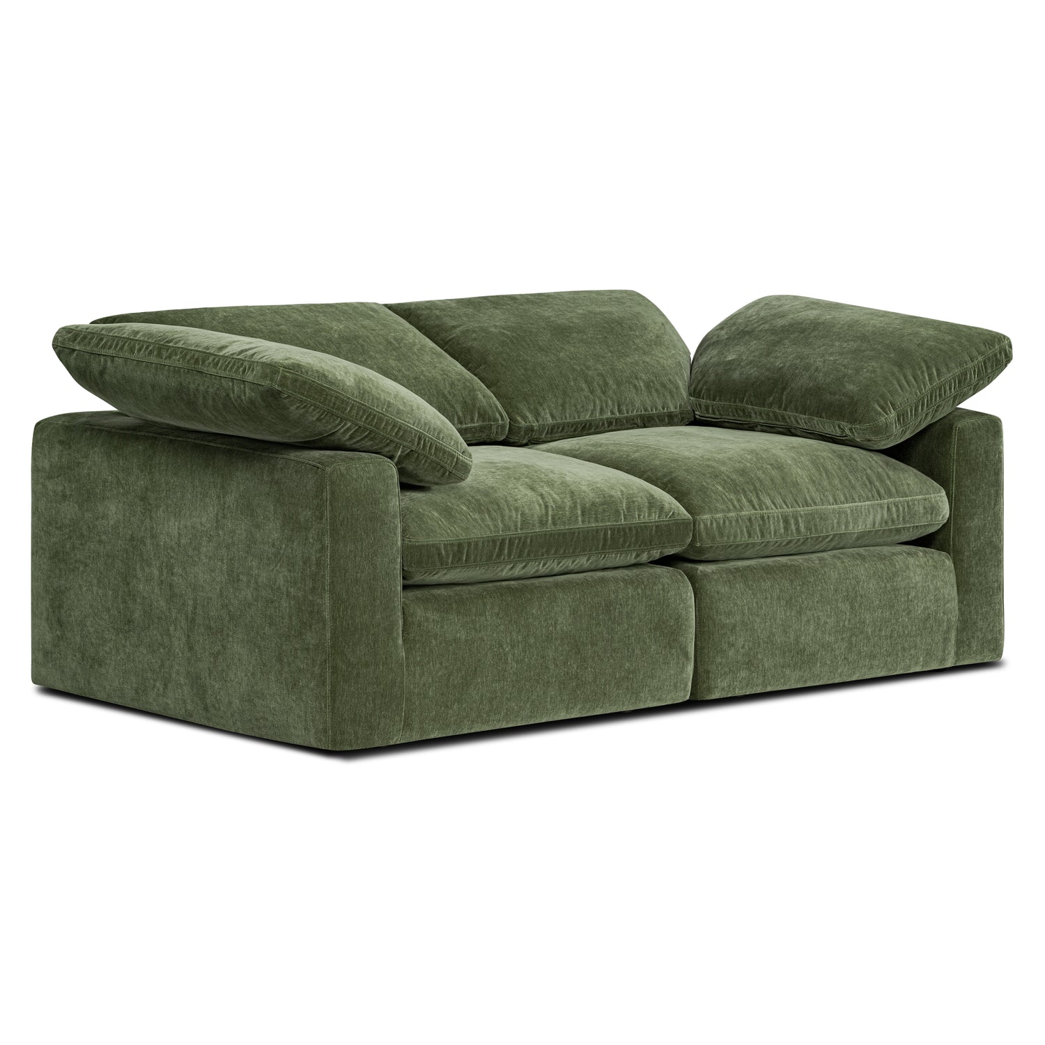 2-Seat Aspen Modular Sofa | Sagano Green 