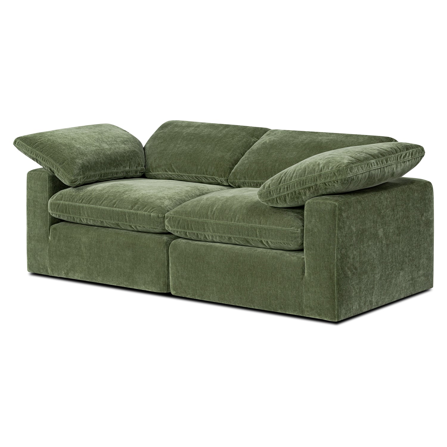 2-Seat Aspen Modular Sofa | Sagano Green 