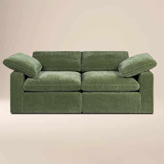2-Seat Aspen Modular Sofa | Sagano Green