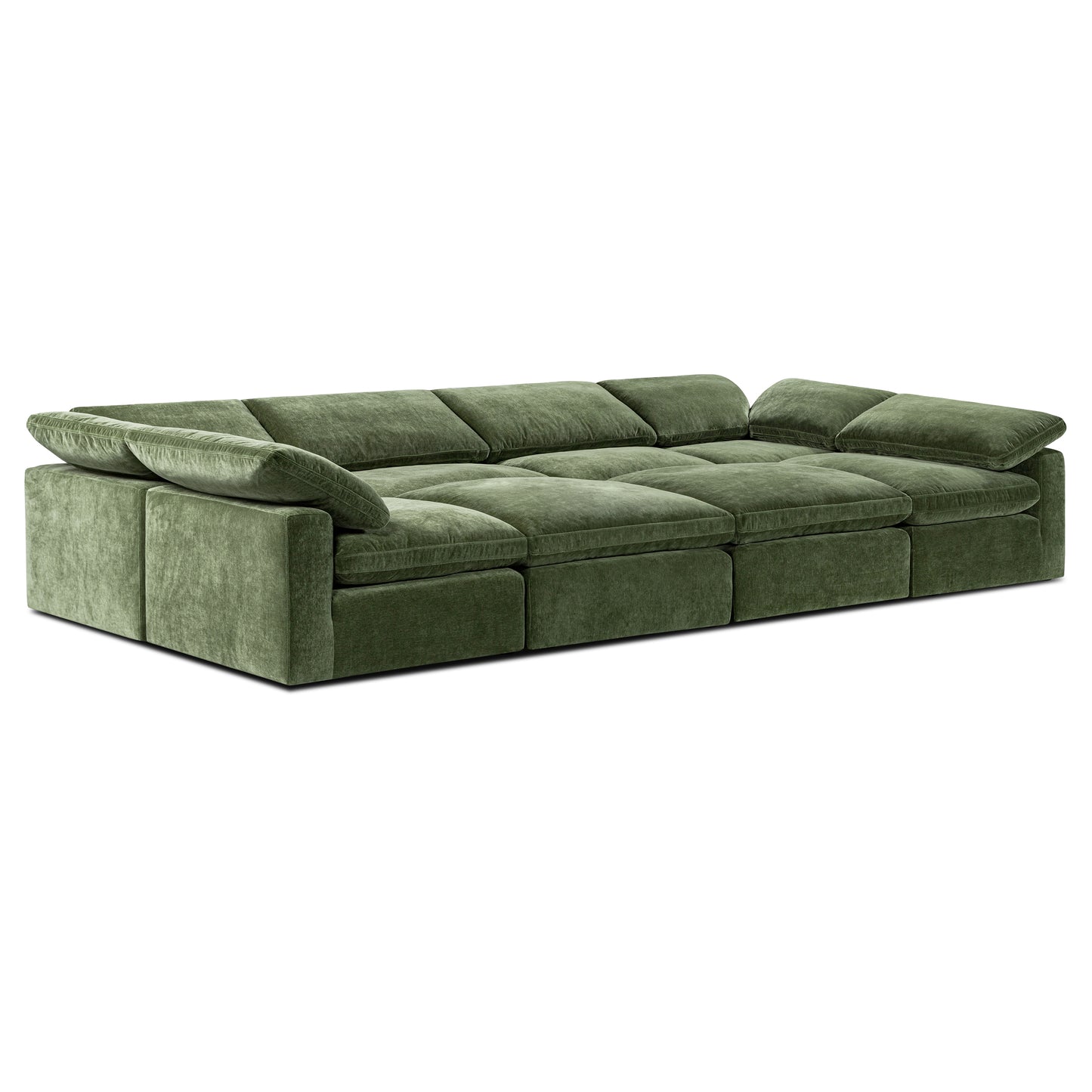 8-Seat Aspen Modular Master Pit-Sectional | Sagano Green