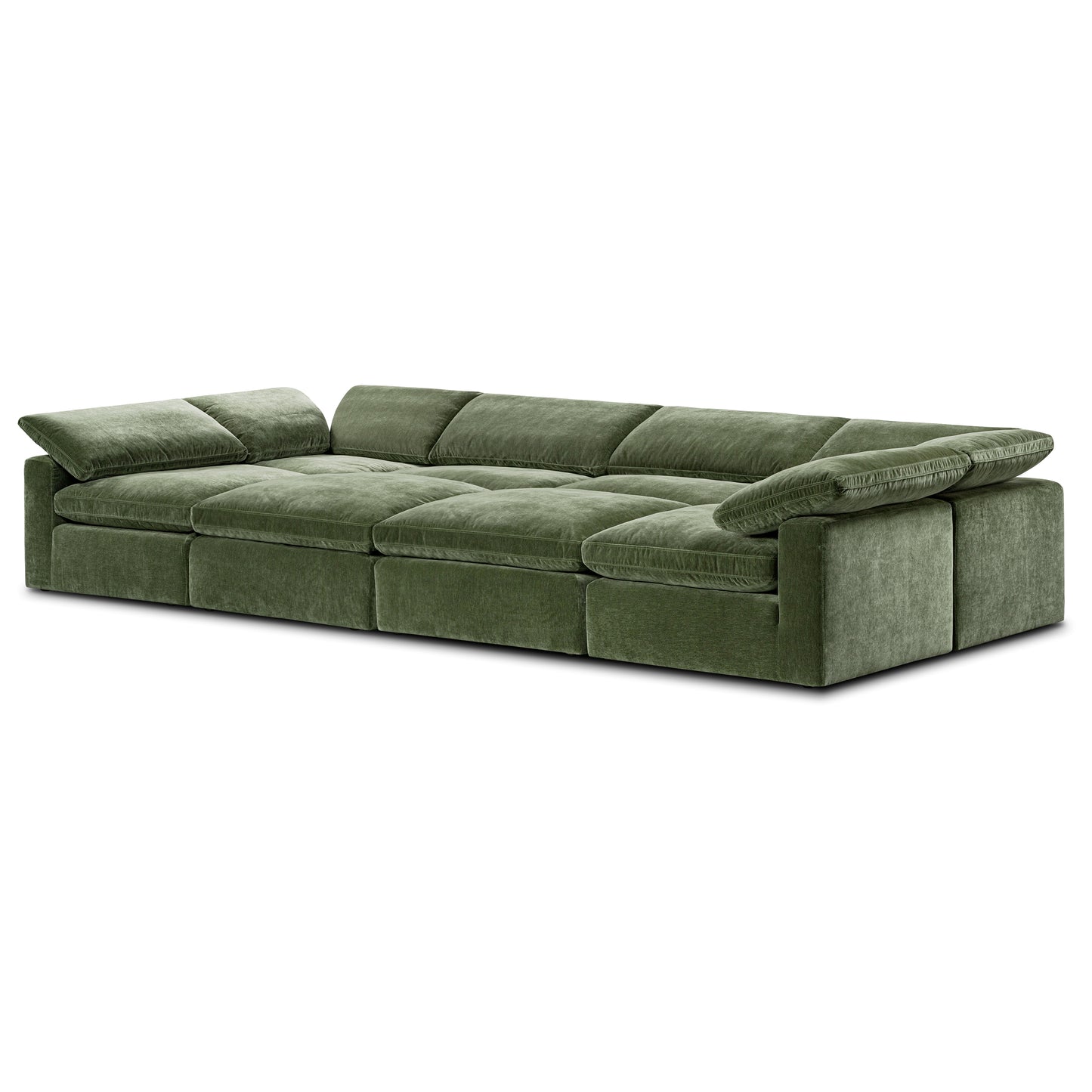 8-Seat Aspen Modular Master Pit-Sectional | Sagano Green