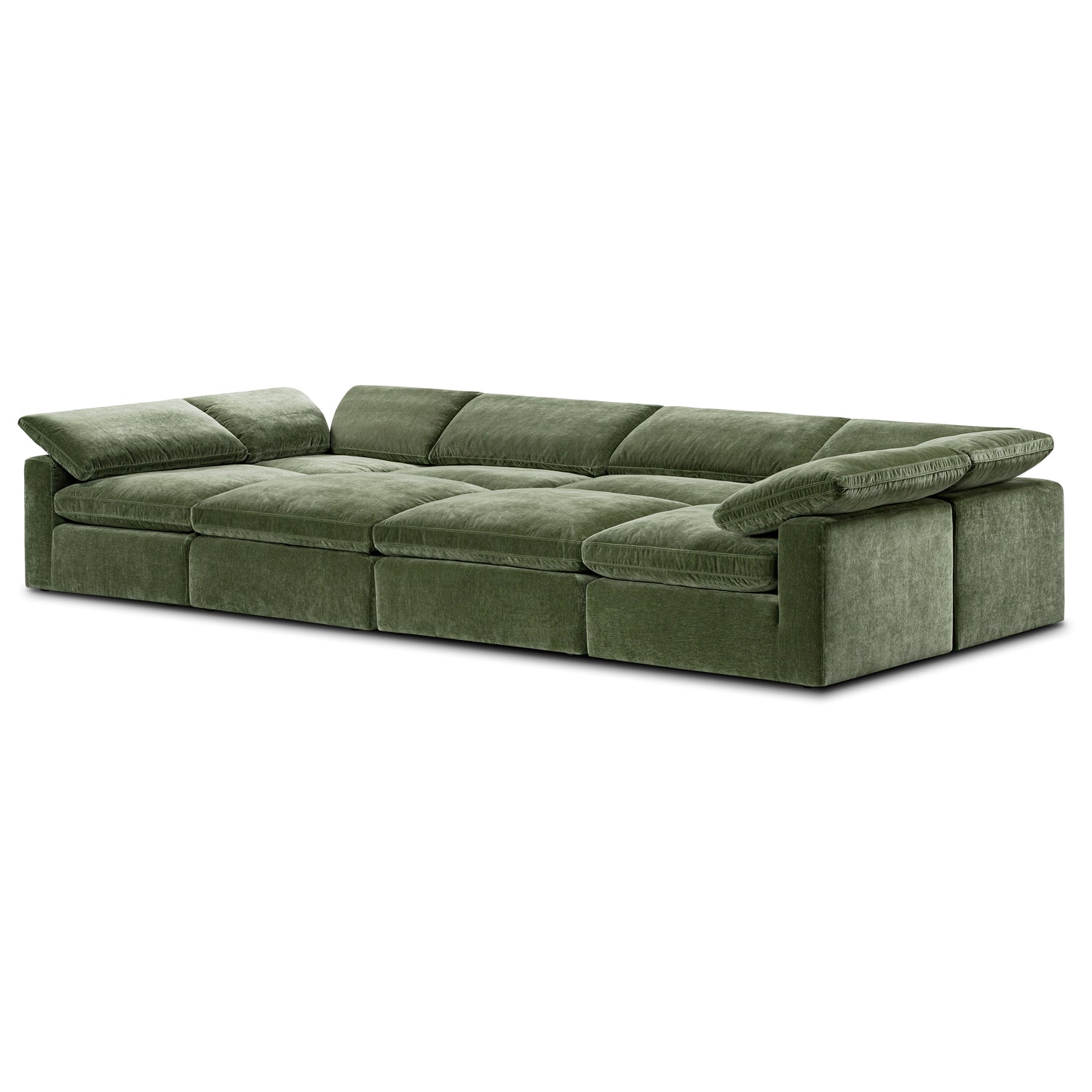 8-Seat Aspen Modular Master Pit-Sectional | Sagano Green 