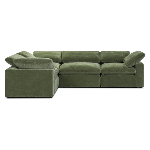 4-Seat Aspen Modular Sectional | Sagano Green