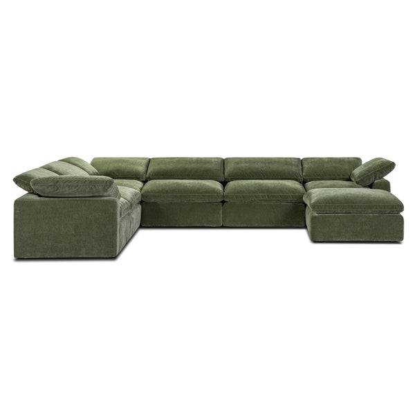7-Seat Aspen Modular Sectional | Sagano Green