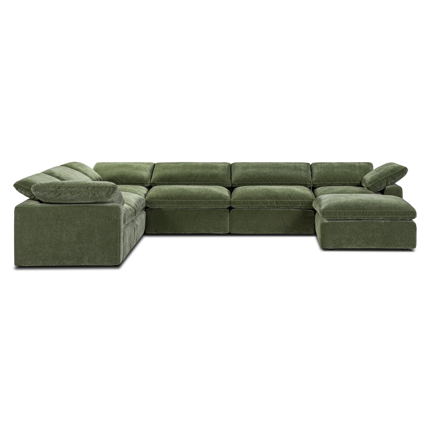 7-Seat Aspen Modular Sectional | Sagano Green