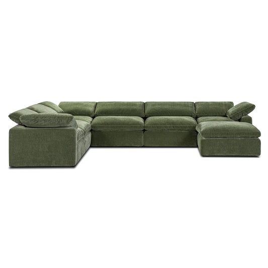 7-Seat Aspen Modular Sectional | Sagano Green