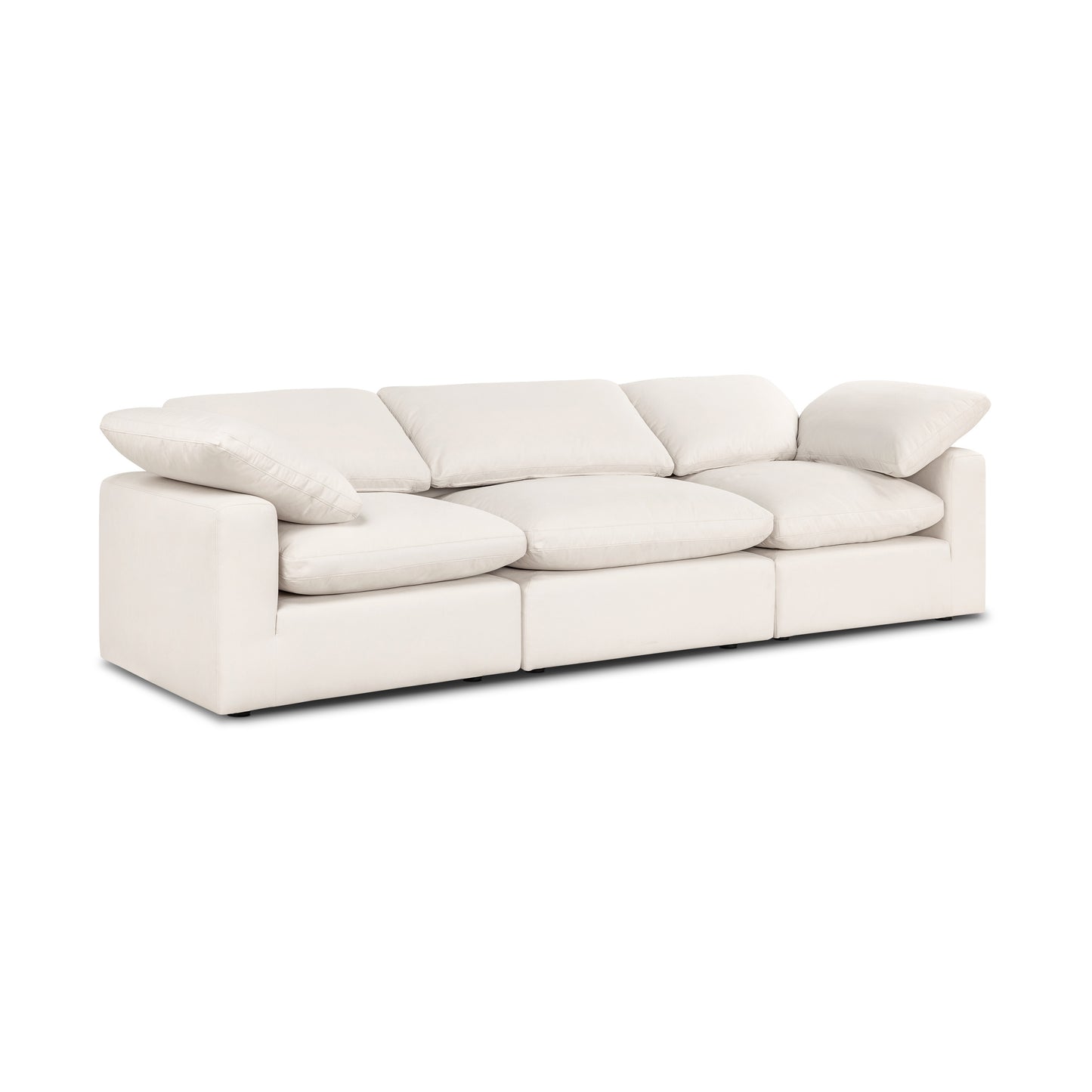 Aspen 118" Modular 3-Piece Sofa | Linen White