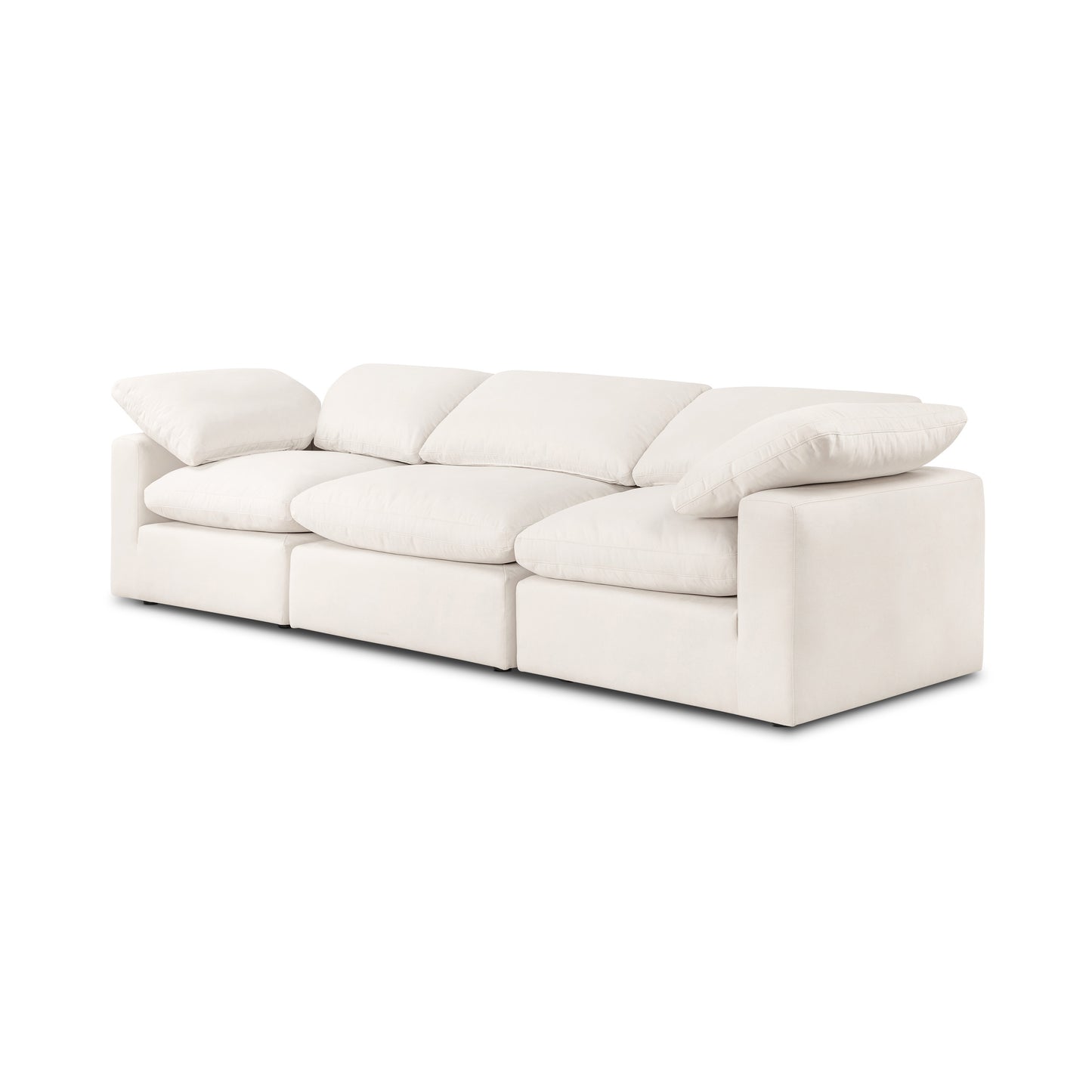 Aspen 118" Modular 3-Piece Sofa | Linen White