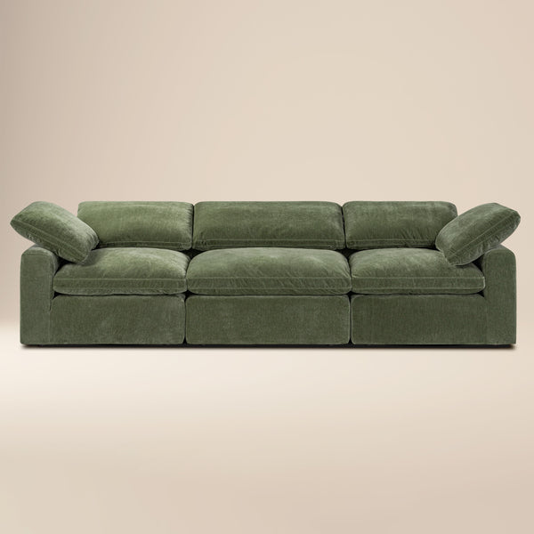 3-Seat Aspen Modular Sofa | Sagano Green