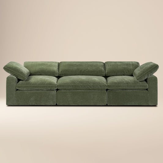 3-Seat Aspen Modular Sofa | Sagano Green