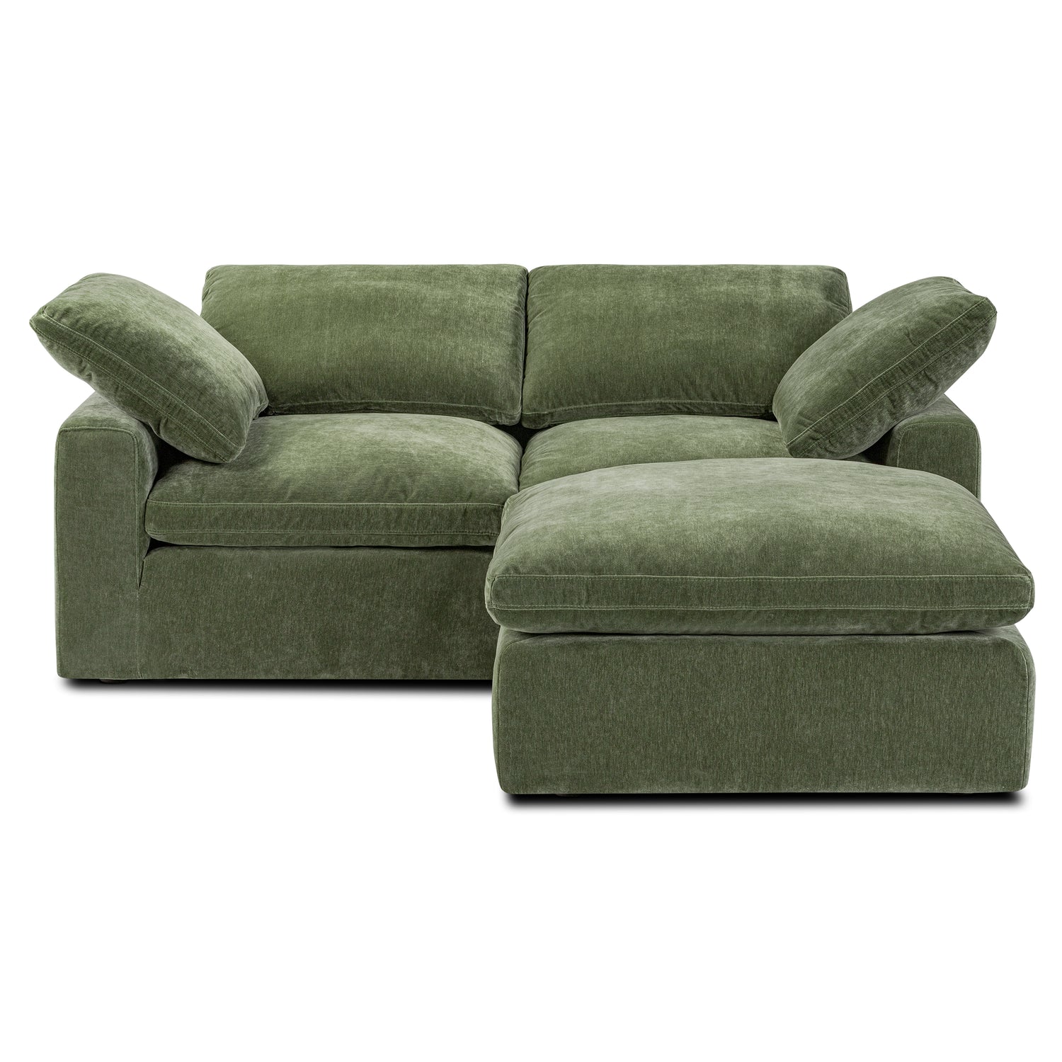 3-Seat Aspen Modular Sectional | Sagano Green 
