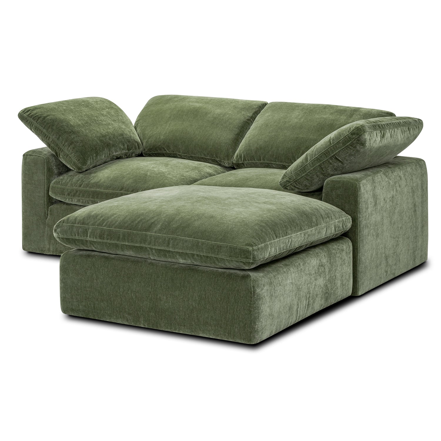 3-Seat Aspen Modular Sectional | Sagano Green 