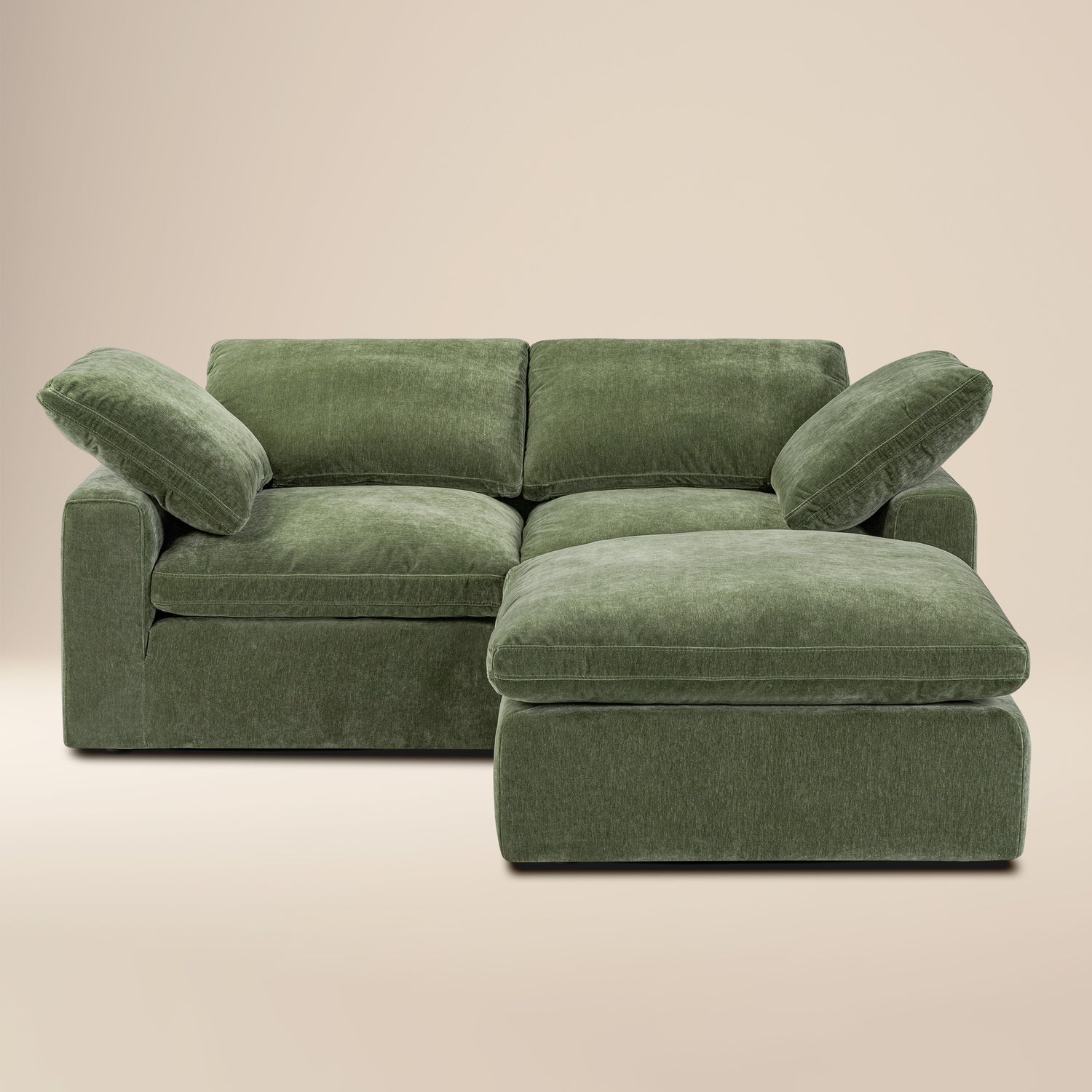 3-Seat Aspen Modular Sectional | Sagano Green 