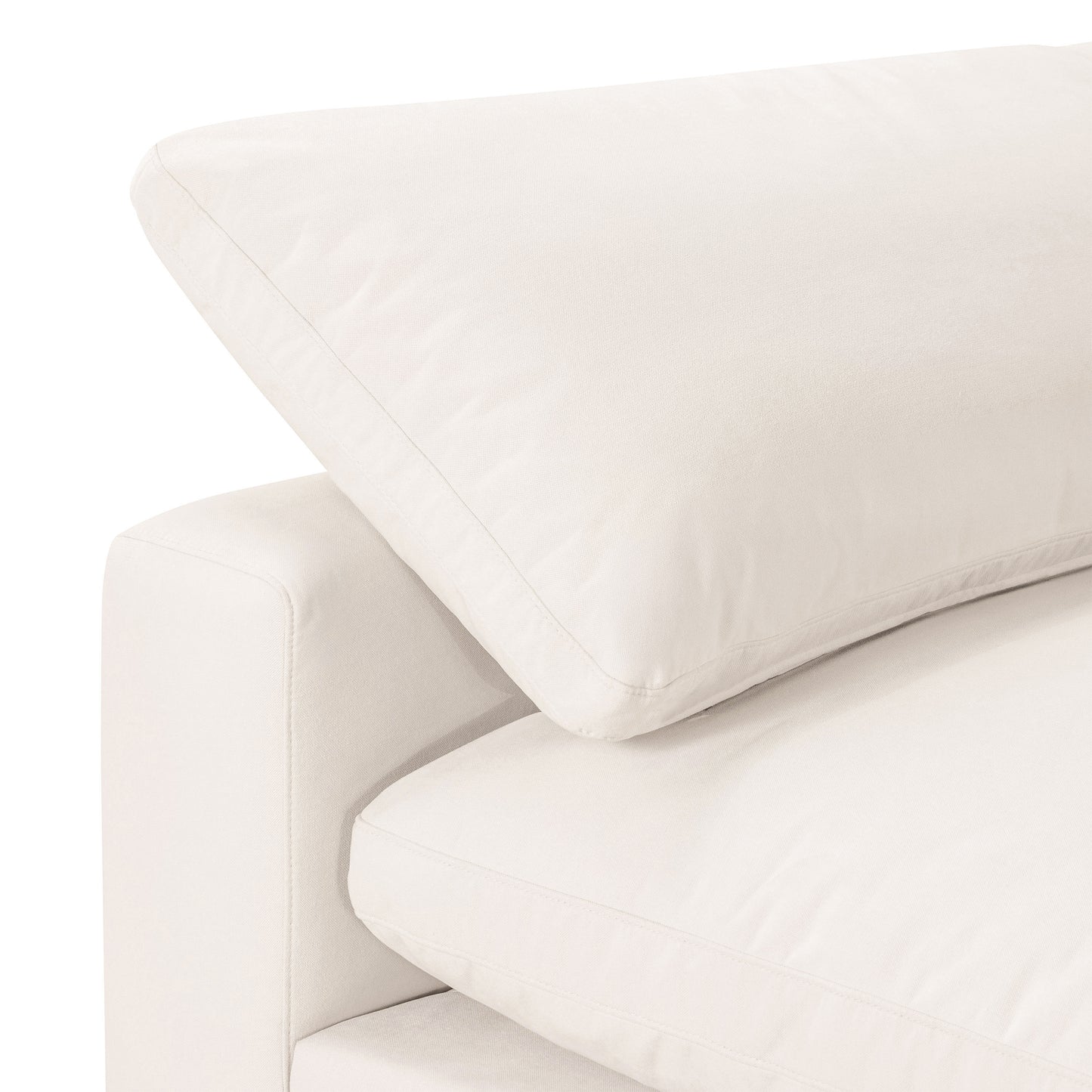 Aspen 118" Modular 5-Piece Pit Lounge Sectional | Linen White