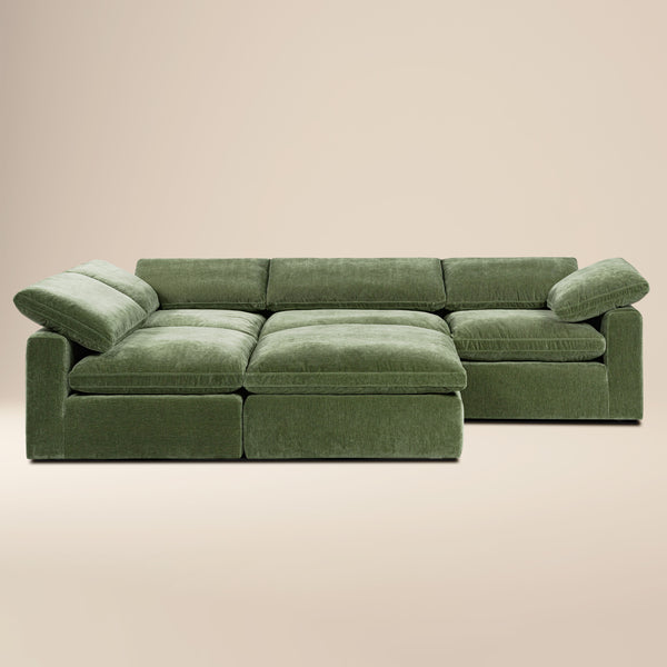 5-Seat Aspen Modular Sectional | Sagano Green