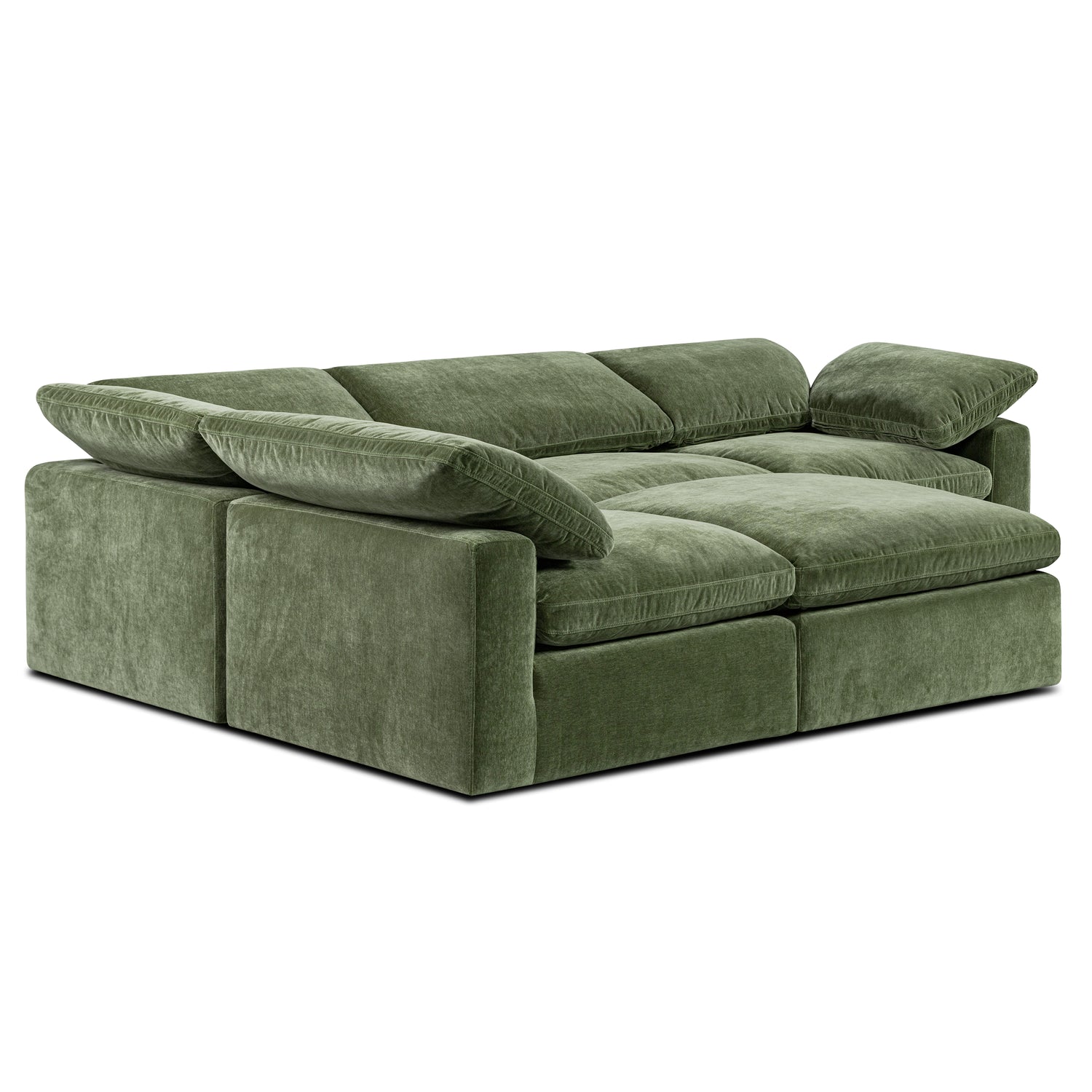 5-Seat Aspen Modular Sectional | Sagano Green 