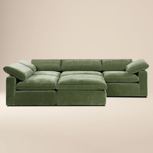 5-Seat Aspen Modular Sectional | Sagano Green