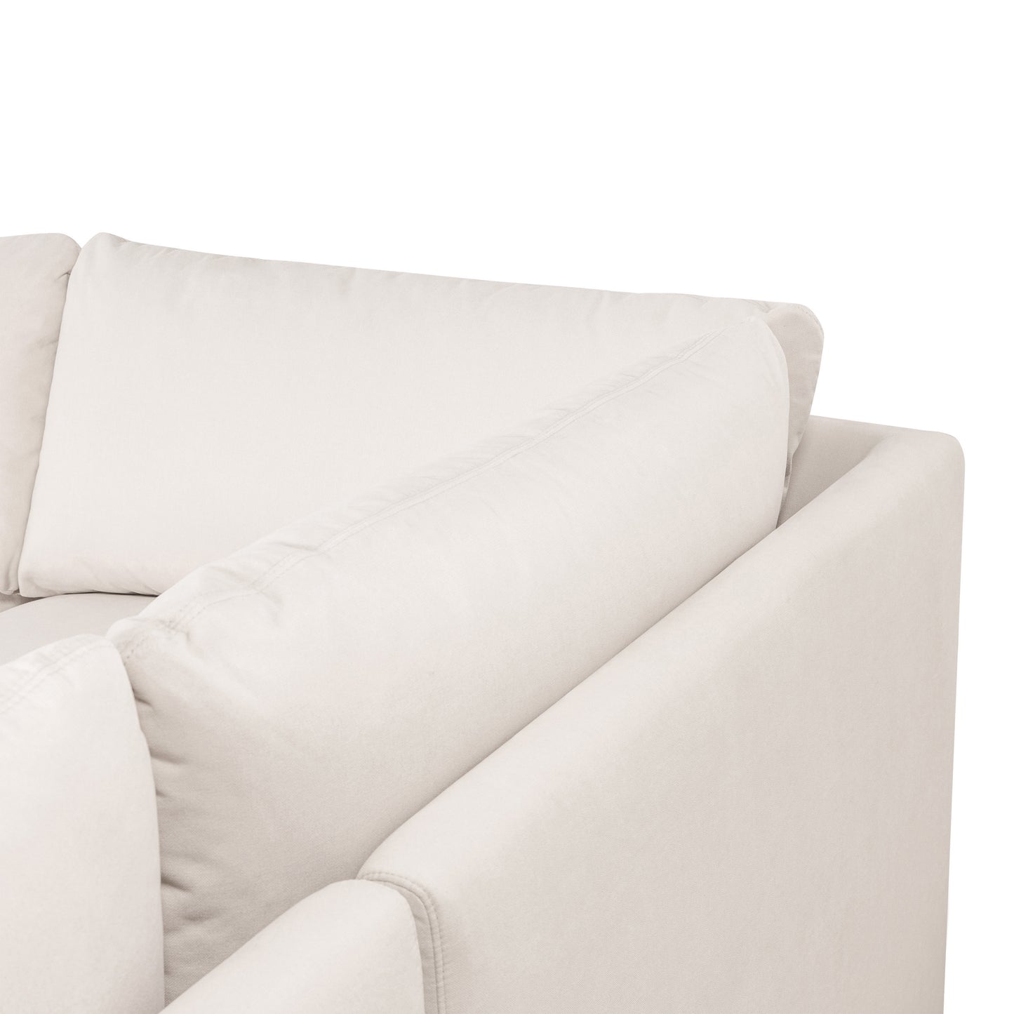 Davos 162" Modular 8-Piece Pit Lounge Sectional | Linen White