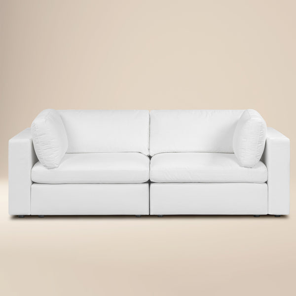 2-Seat Vari Modular Sofa | Cotton White