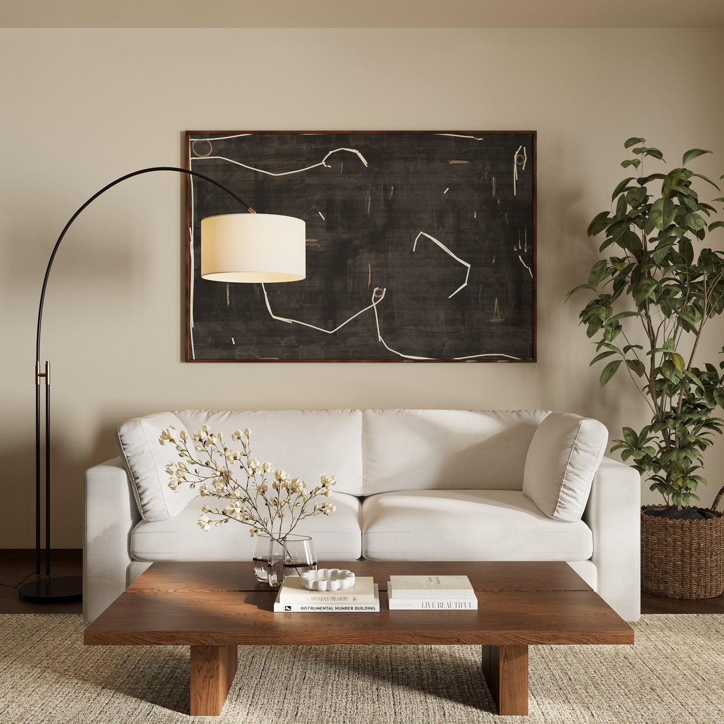 2-Seat Vari Modular Sofa | Cotton White