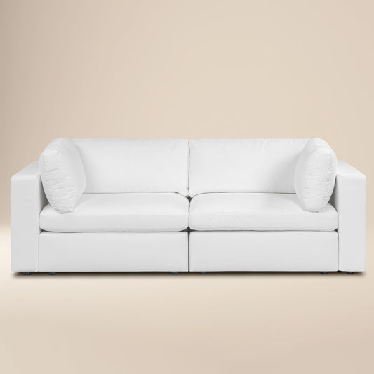2-Seat Vari Modular Sofa | Cotton White
