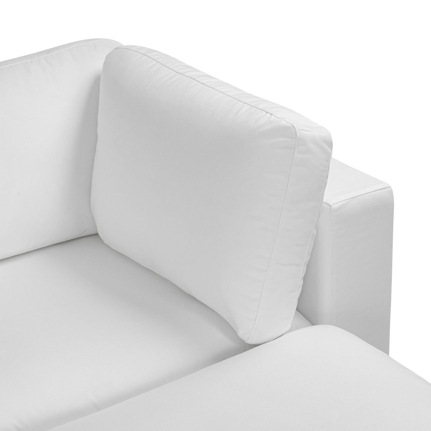4-Seat Vari Modular Sectional | Cotton White