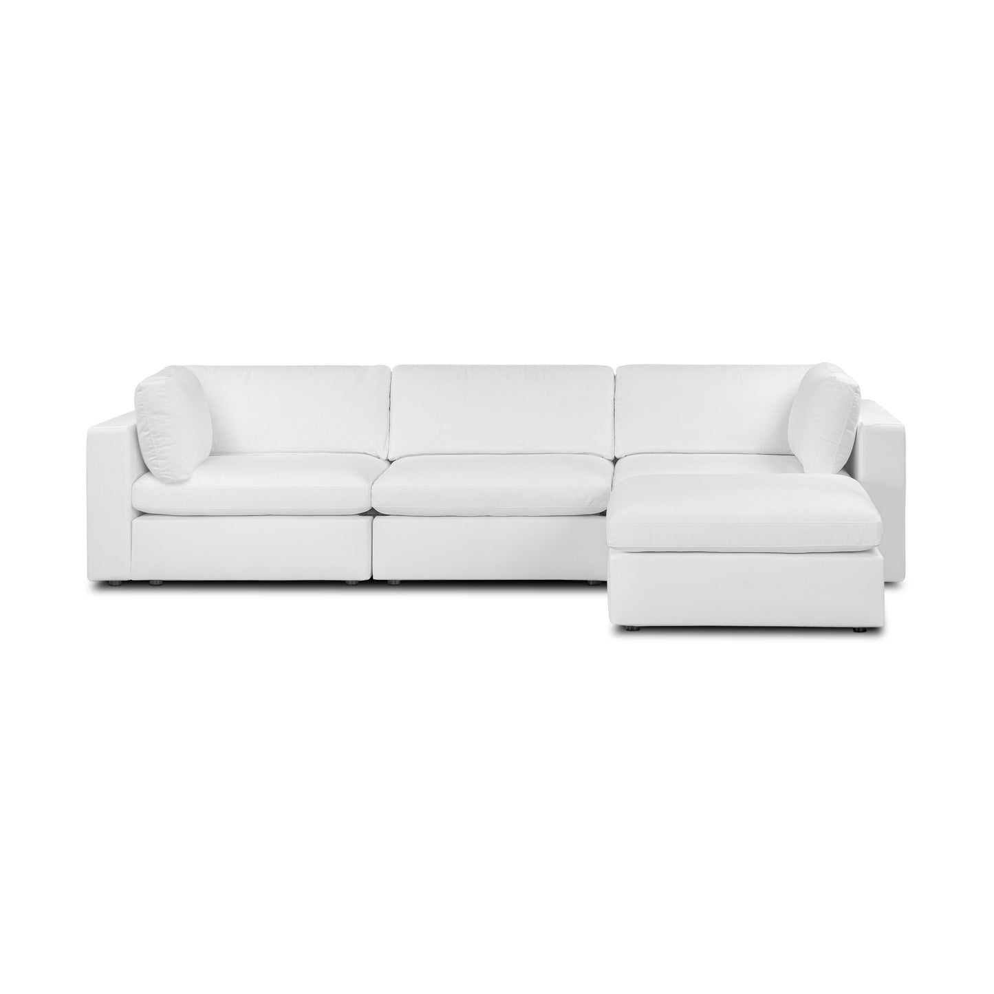 4-Seat Vari Modular Sectional | Cotton White