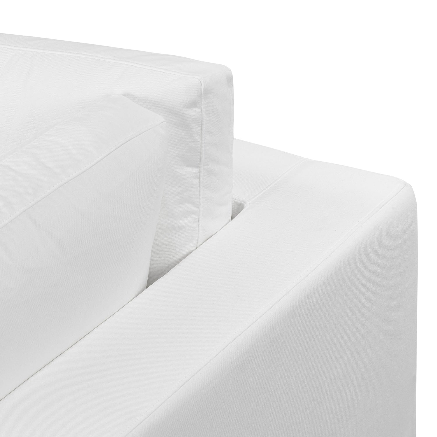 4-Seat Vari Modular Sectional | Cotton White 