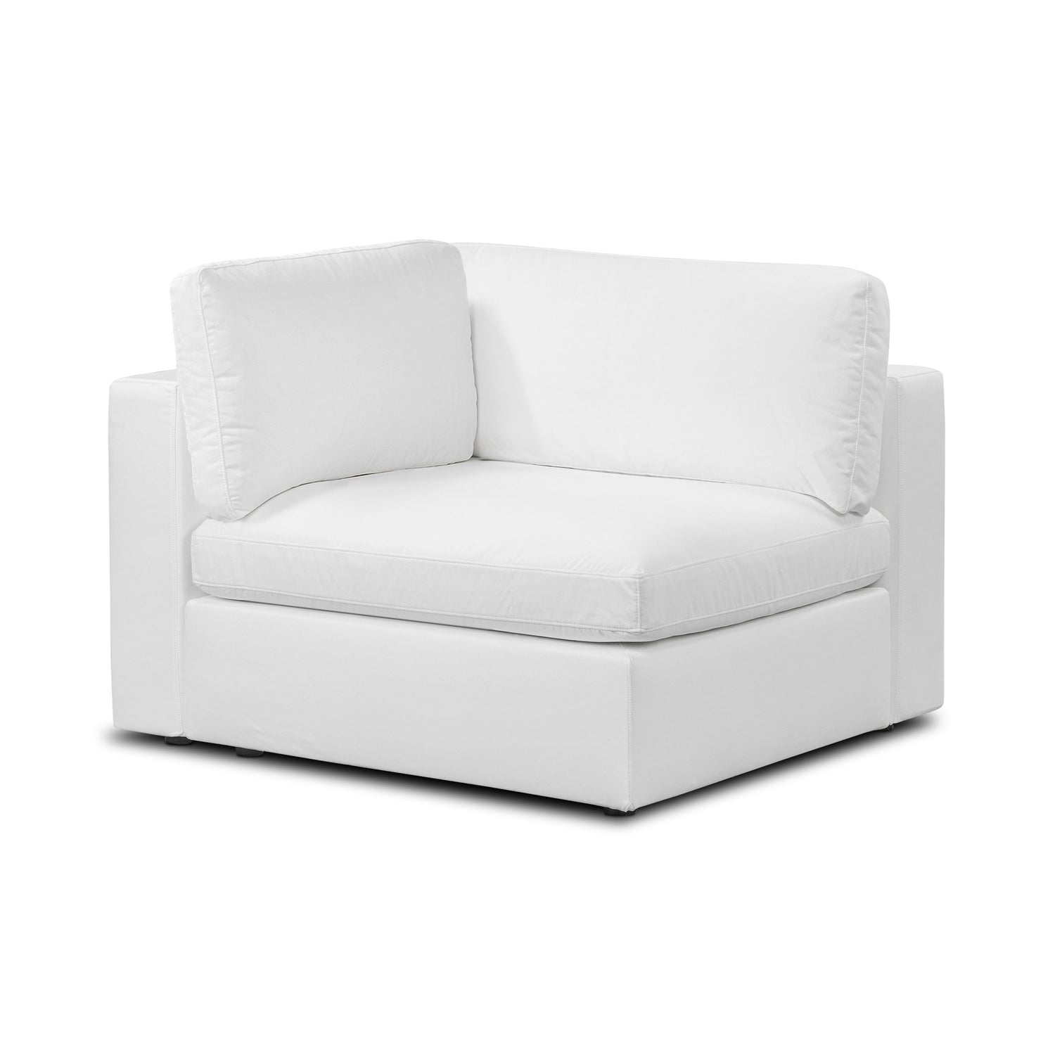 4-Seat Vari Modular L-Sectional | Cotton White 