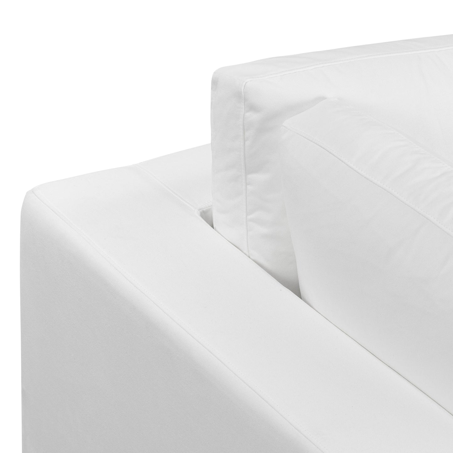 4-Seat Vari Modular L-Sectional | Cotton White
