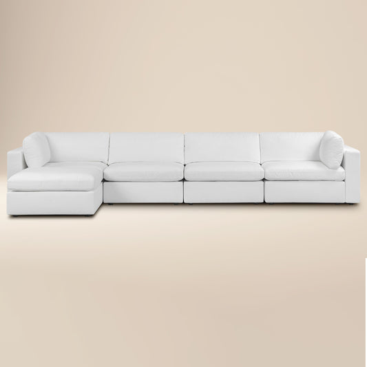 5-Seat Vari Modular Sectional | Cotton White