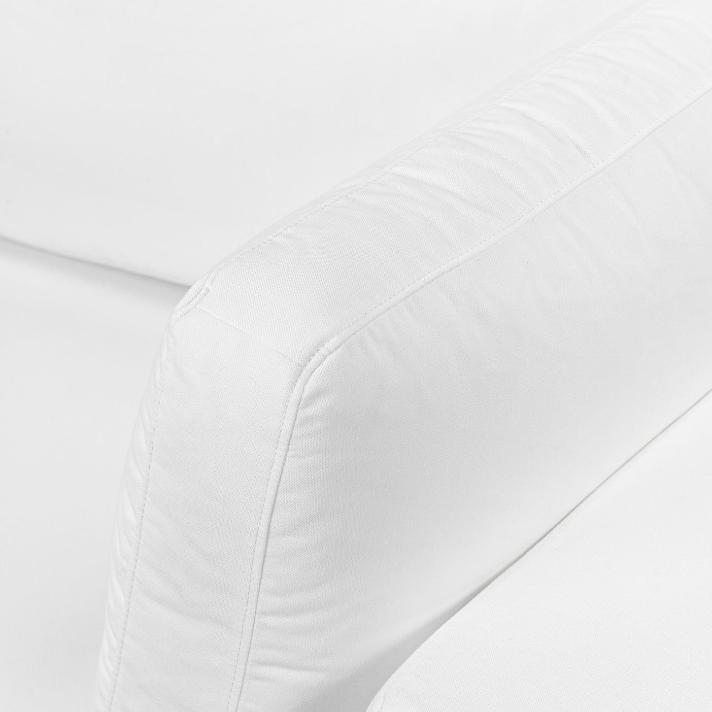 6-Seat Vari Modular Double Chaise Sectional | Cotton White